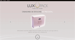 Desktop Screenshot of luxpack.com
